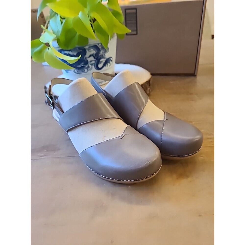 Dansko Womens Kristy Mary Jane Leather Sandals Clog Shoe Sz 41 EU NEW no‎ Box